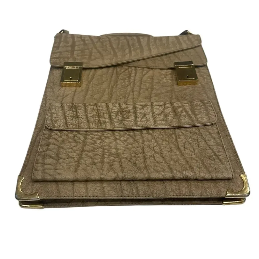 Lorenzi Genuine Buffalo Messenger/Shoulder Unisex Hand Bag